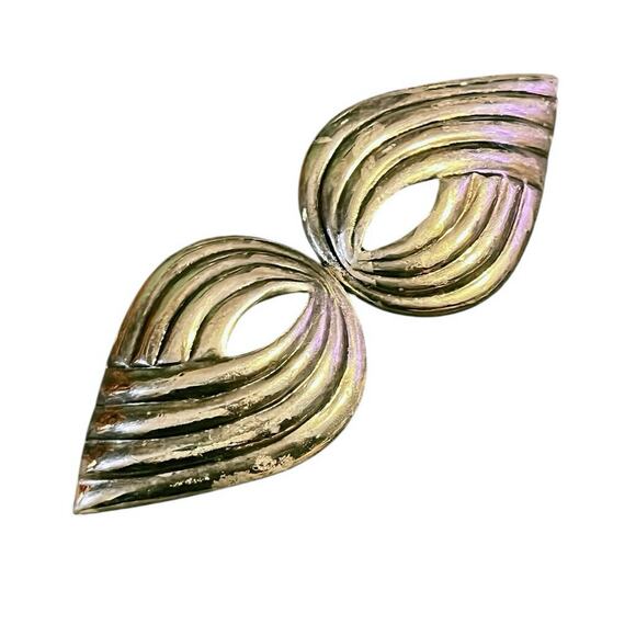 Mimi di N 1986 Silver Tone Sculptural Belt Buckle - Picture 3 of 9